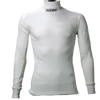 Racer Nomex Undergarment Top in White - Fireproof Race Suits Australia