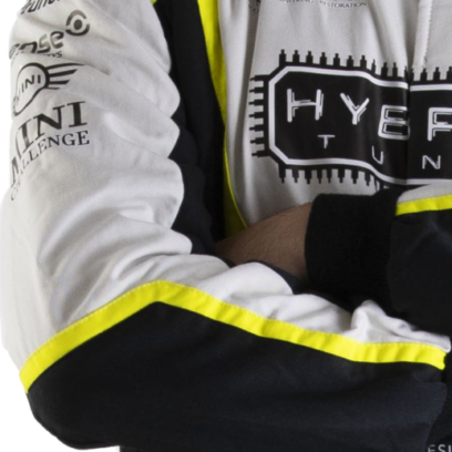 HRX Racewear Racer Pro Suit - Full Body and Close-Up - Premium Motorsport Gear